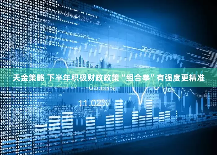 天金策略 下半年积极财政政策“组合拳”有强度更精准