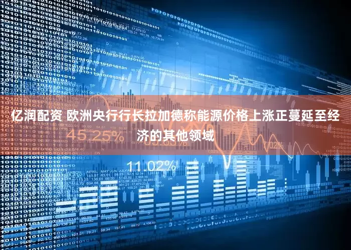 亿润配资 欧洲央行行长拉加德称能源价格上涨正蔓延至经济的其他领域
